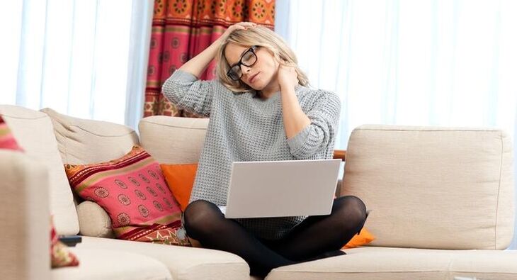 Lepoan neke-sentsazioa askotan zerbikaleko osteokondrosia adierazten du. 